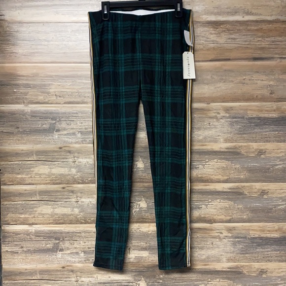 Lot of 3 Eye Candy Plaid Stretch Pull On Pants - Picture 3 of 4